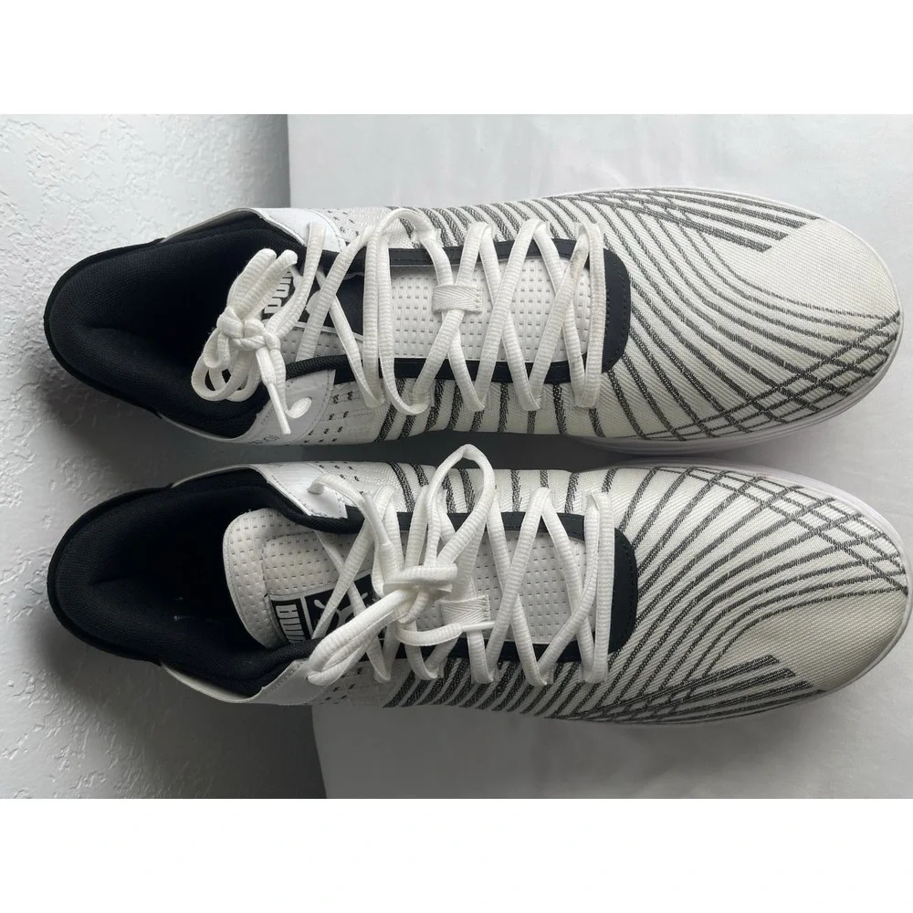 PUMA Clyde All Pro Men's Sneakers Black/White Size 16 NWOT